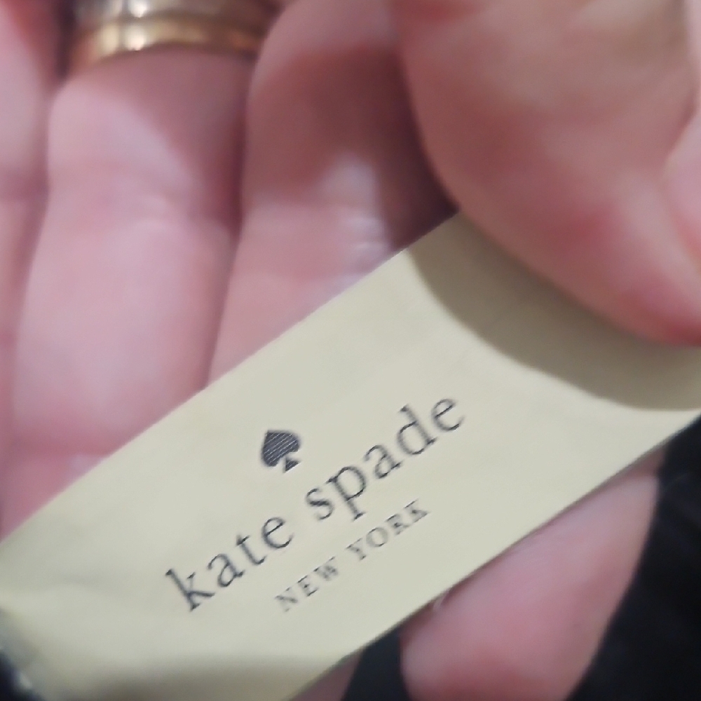 Kate Spade Black Shoulder Bag with Gold Chain Accent - Picture 5 of 5